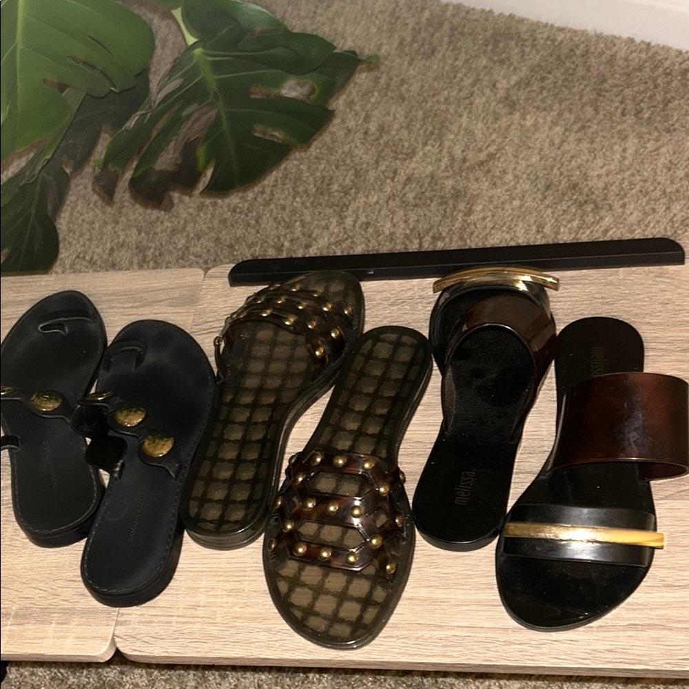 Stylish Black and Brown Sandals Collection